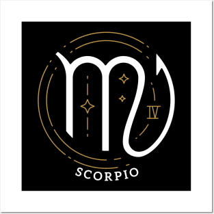 Scorpio Zodiac Sign Horoscope Birthday Present Gift Posters and Art